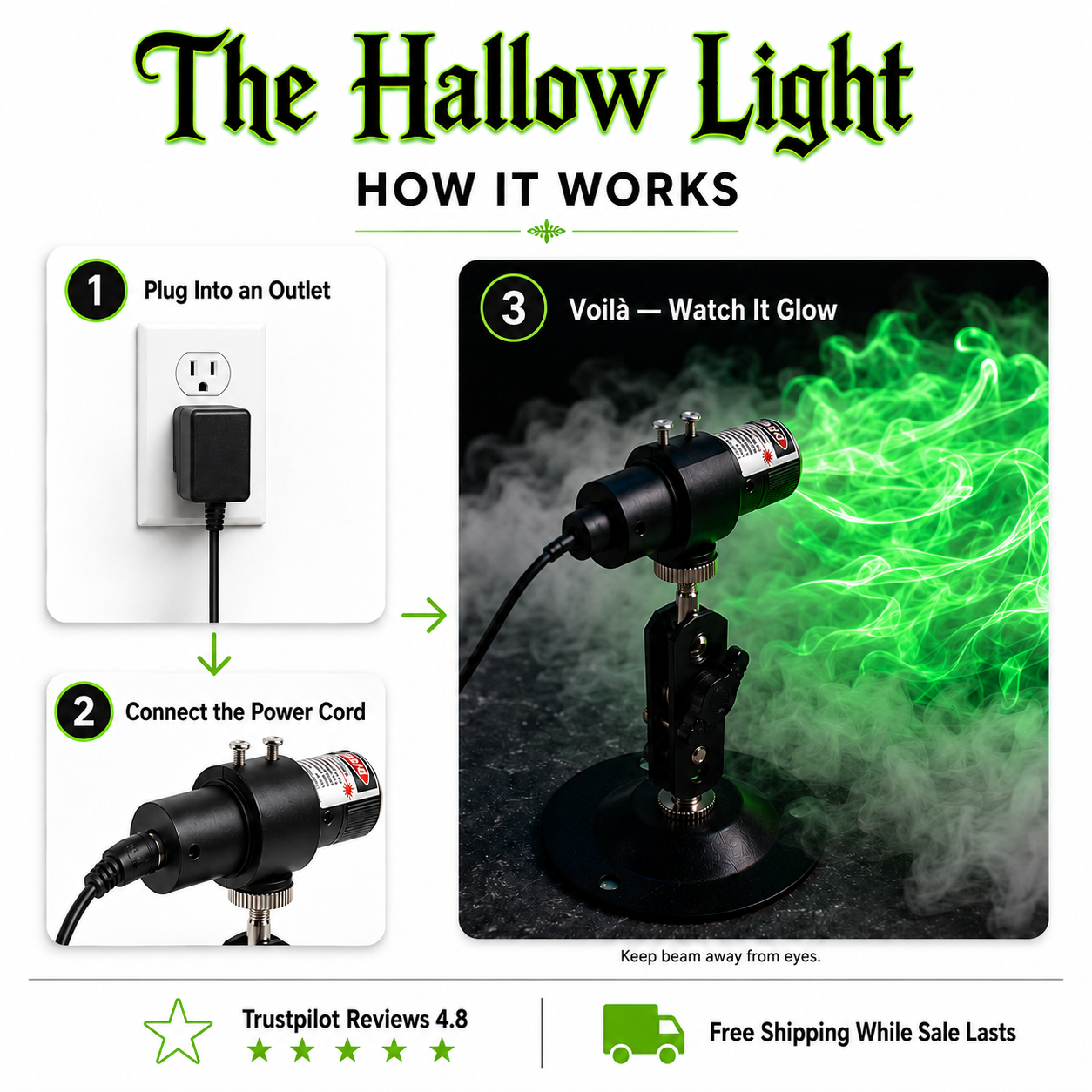 Hallow Light - Halloween Fog Light