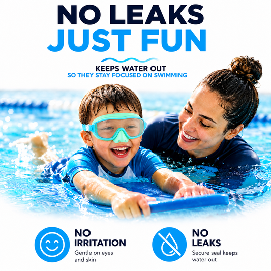 HappySplash™ - Tangle-Free Swim Goggles