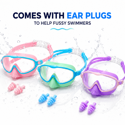 HappySplash™ - Tangle-Free Swim Goggles