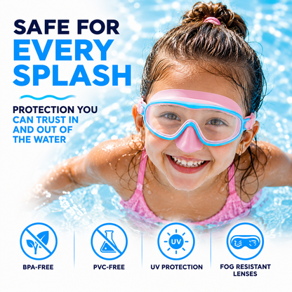HappySplash™ - Tangle-Free Swim Goggles