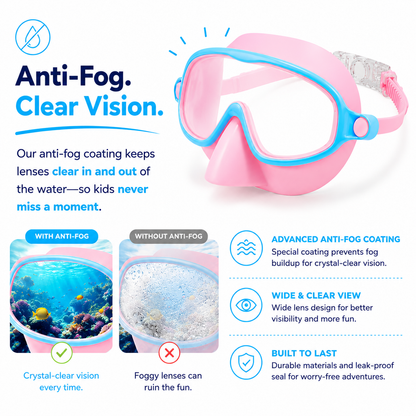 HappySplash™ - Tangle-Free Swim Goggles